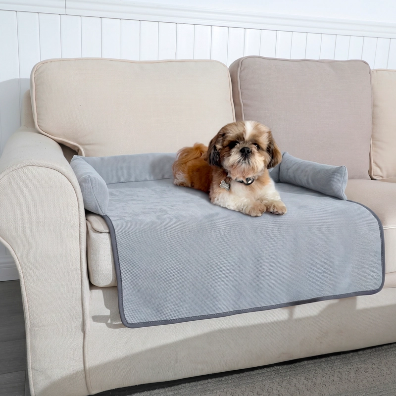 CAMA PET PARA SOFA 70X70 GRIS - 1