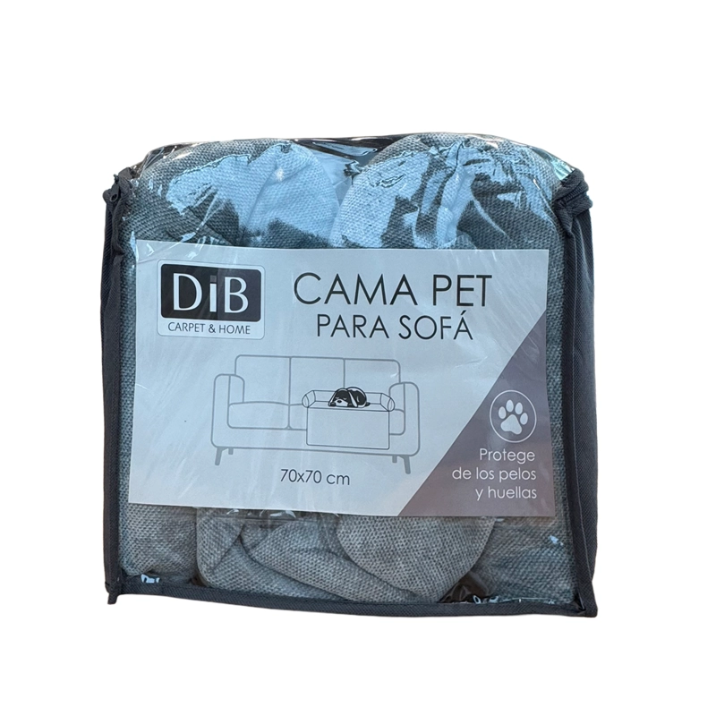 CAMA PET PARA SOFA 70X70 GRIS - 4