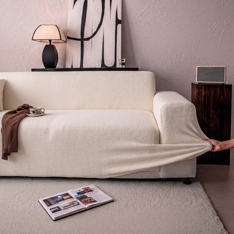 FUNDA SOFA 2 CUERPOS AGATA NATURAL - 1