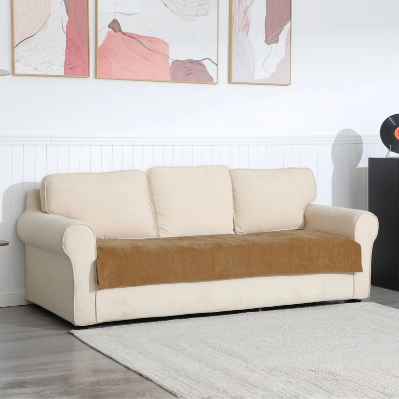 PROTECTOR SOFA ANTIDESLIZANTE 90X180 CAFE - 1