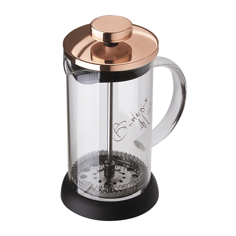 Cafetera Francesa 600ml Berlinger Haus, color oro rosa de Acero inoxidable con vidrio borosilacato - 2