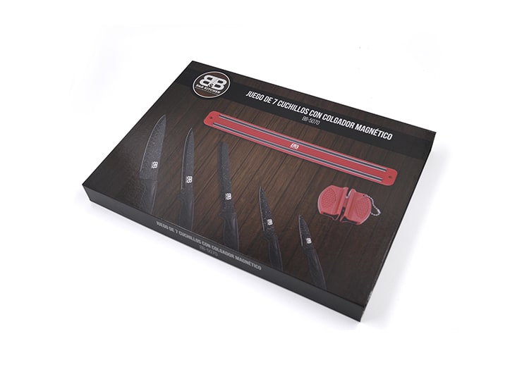 SET DE CUCHILLOS 7 PCS ACERO INOXIDABLE - 4