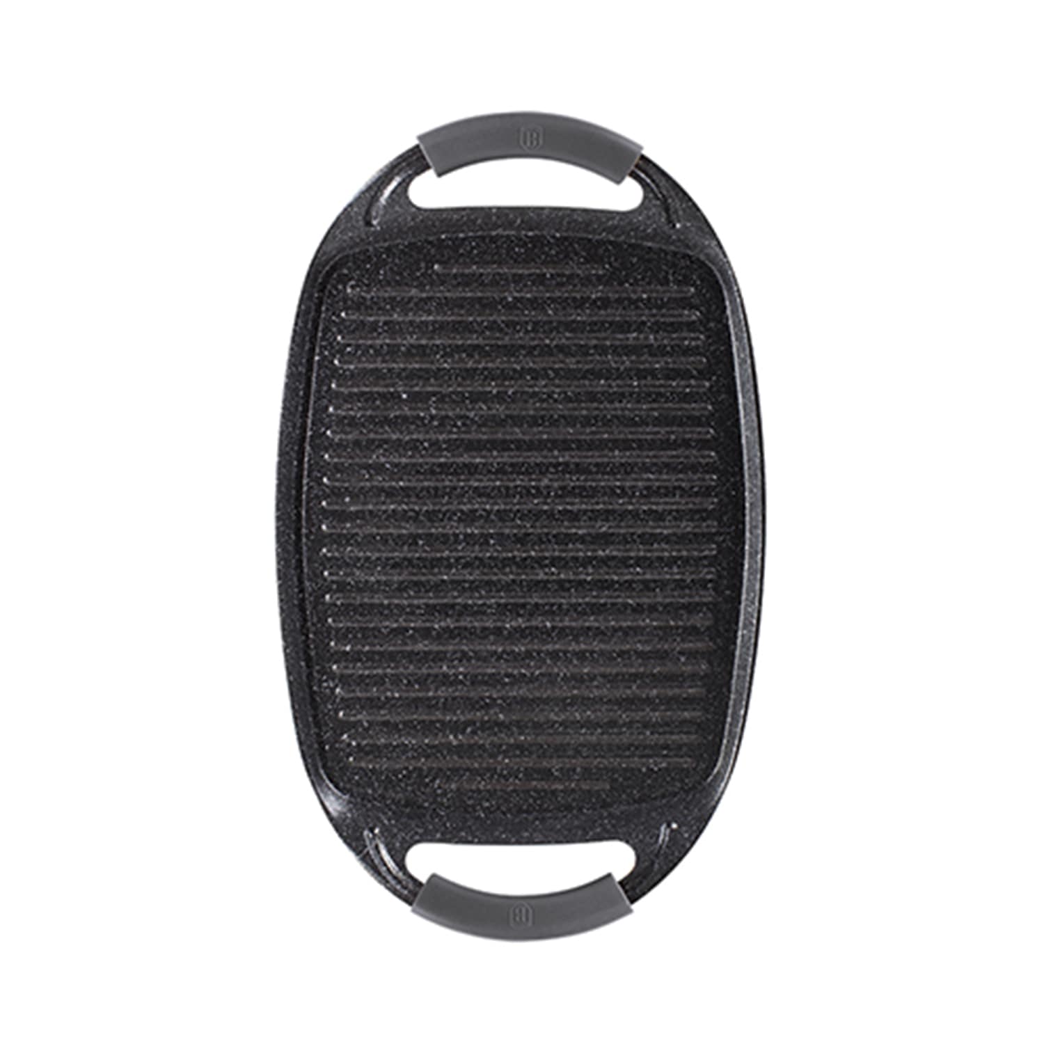 PLANCHA GRILLADA 47 X 29 CM, BERLINGER HAUS- LINEA METALLIC LINE CARBON PRO EDITION. - 1