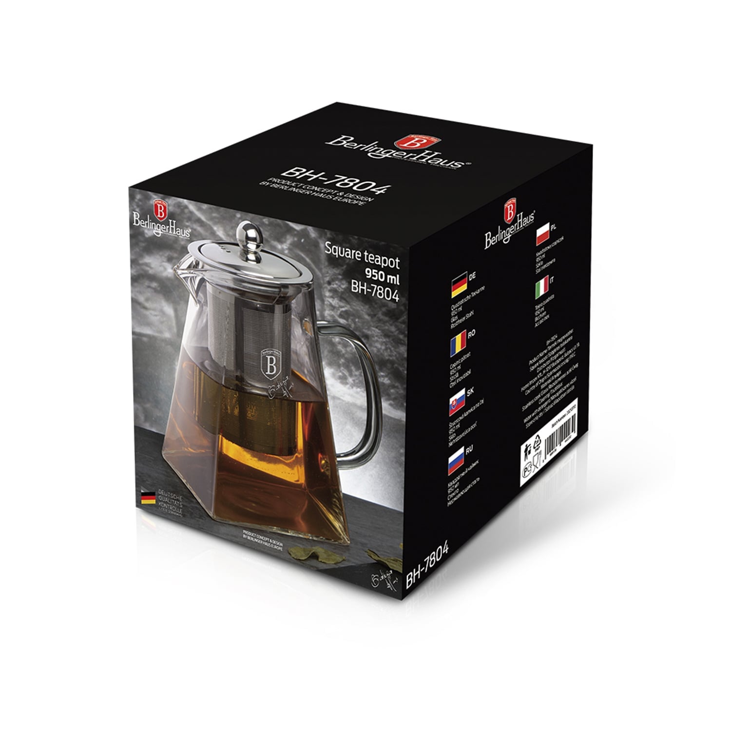 TETERA PARA INFUSIÓN 950 ML, BERLINGER HAUS, COLOR TRANSPARENTE. - 2