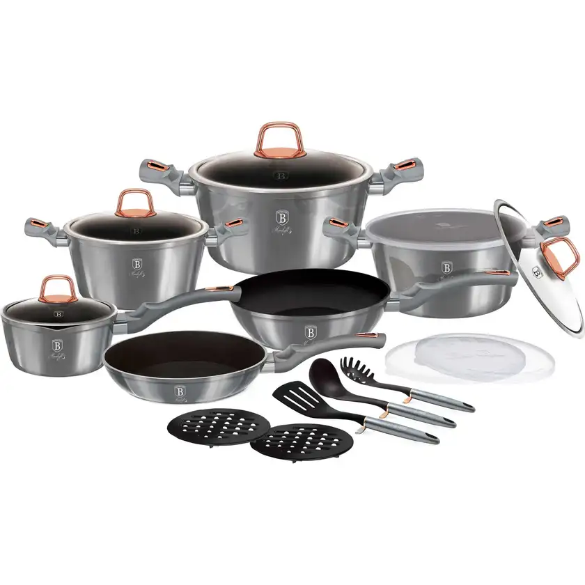 BATERIA DE COCINA 18 PZS MOONLIGHT COLLECTION ANTIADHERENTE - 1