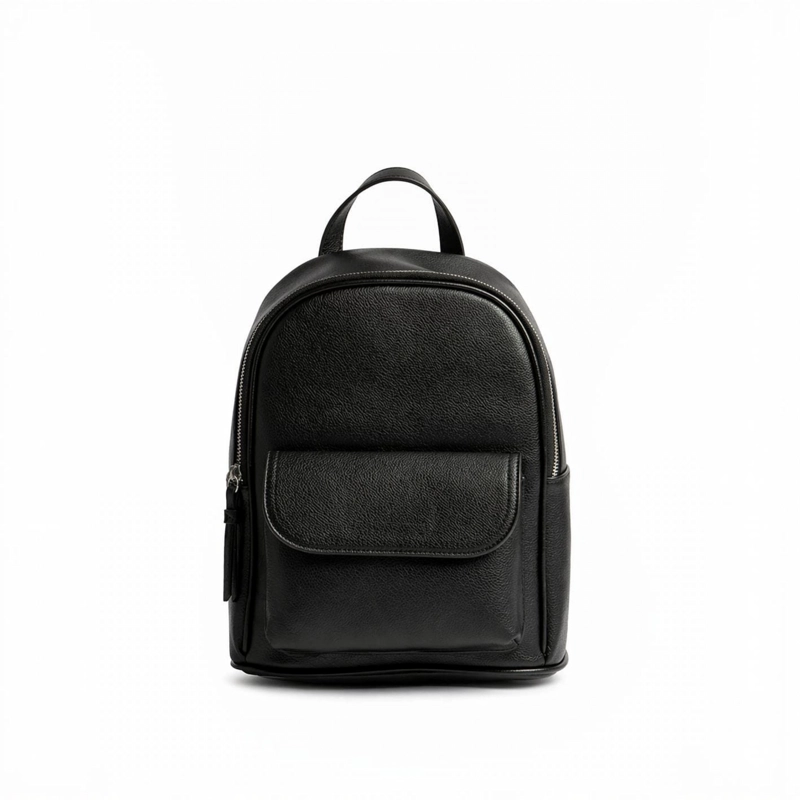BOLSO MOCHILA TRAMADA URBANA ELEGANCE NEGRO  24X30X13 CM - 1