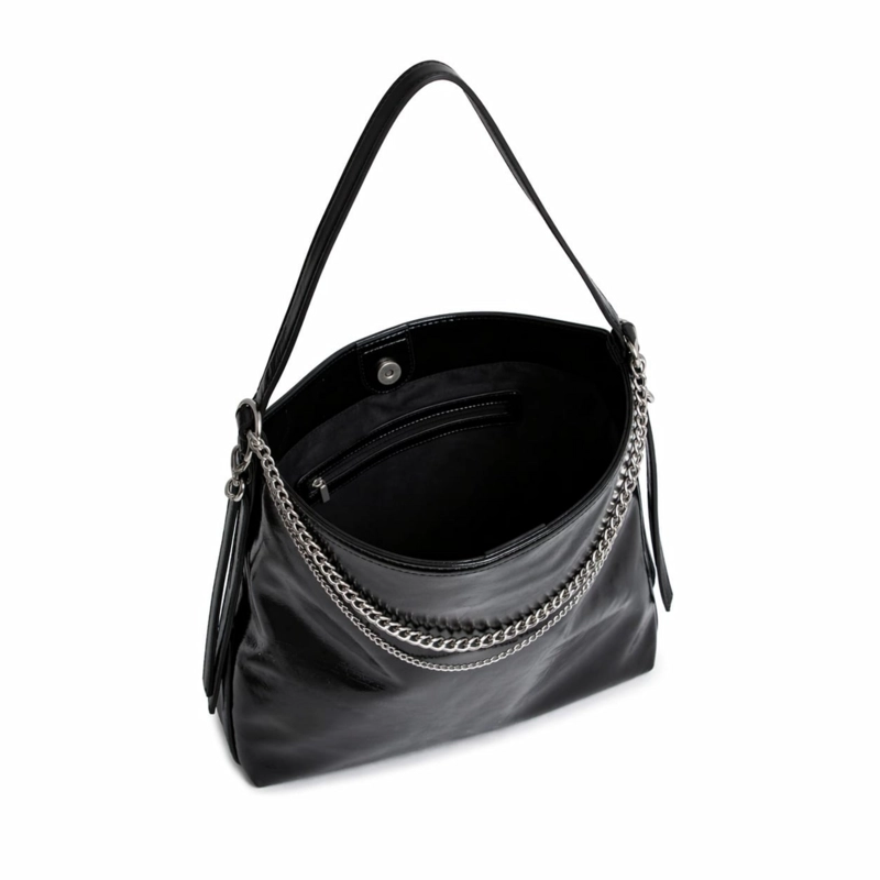CARTERA ELEGANCE NEFGRO CON DETALLE DE CADENAS 39X24X9 CM - 2