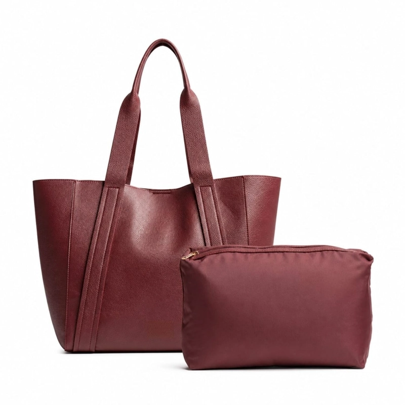 CARTERA SHOPPER HOMBRO BURDEO 50X32X15CM - 1