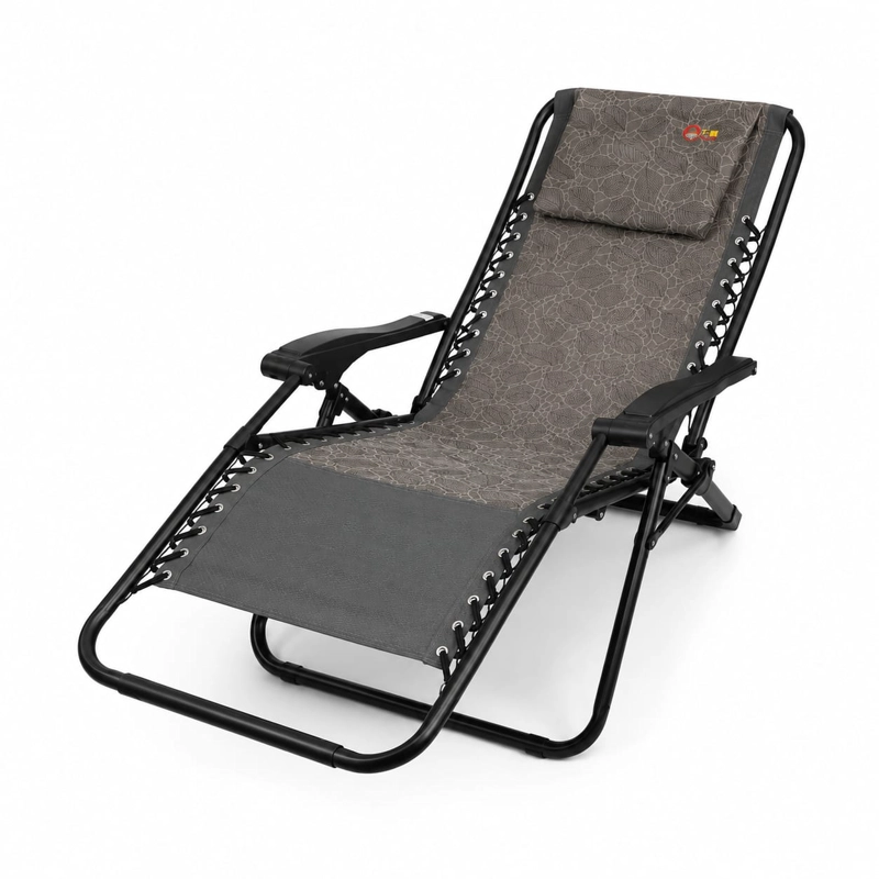 PACK DE 2 SILLA REPOSERA VERDE ESTAMPADO PLAYA Y CAMPING - 1