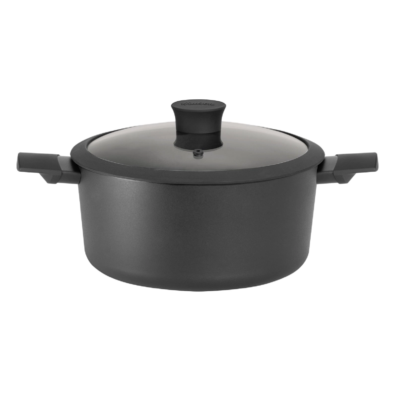 CACEROLA DE ALUMINIO CON ANTIADHERENTE 24 CM DAILY COLOR NEGRO DAY07 - 1