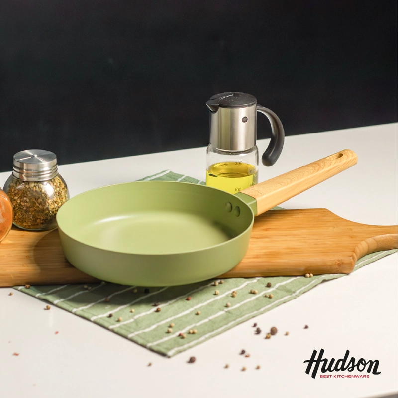 SARTE N HUDSON 24 CM CON ANTIADHERENTE 1.4 L COLOR VERDE OLIVA OLI09 - 2