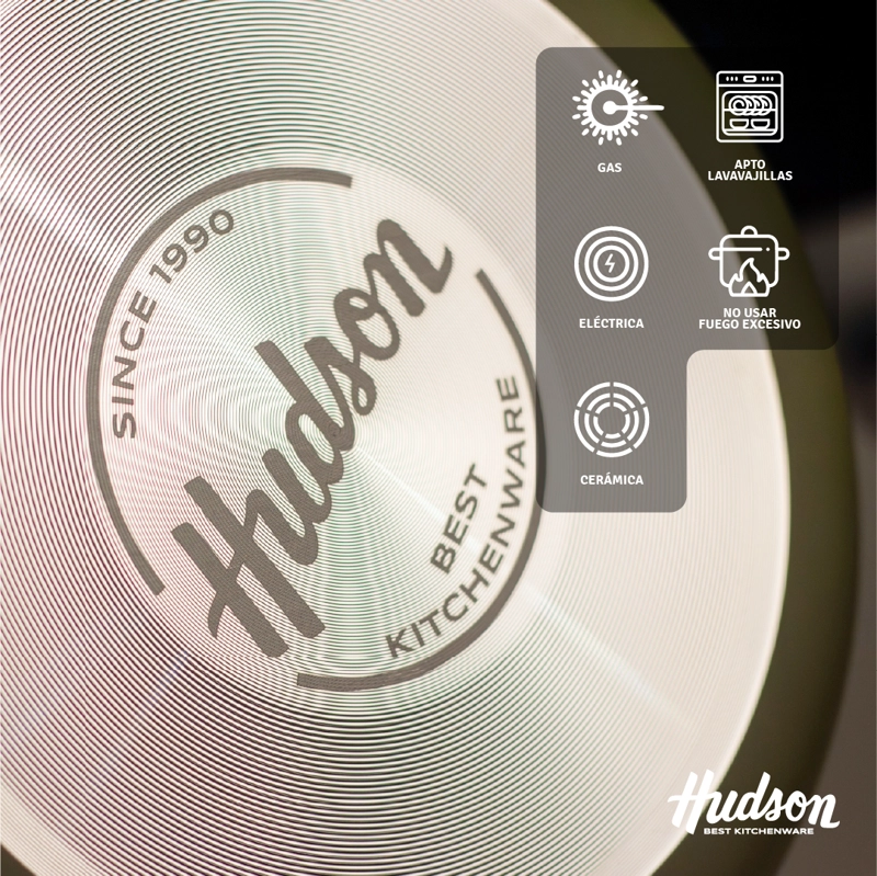 SARTE N HUDSON 24 CM CON ANTIADHERENTE 1.4 L COLOR VERDE OLIVA OLI09 - 4