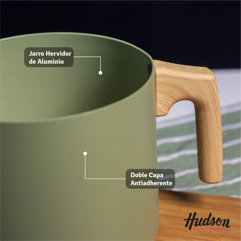 LECHERO HUDSON OLIVE CON ANTIADHERENTE COLOR VERDE MUSGO OLI02 - 3