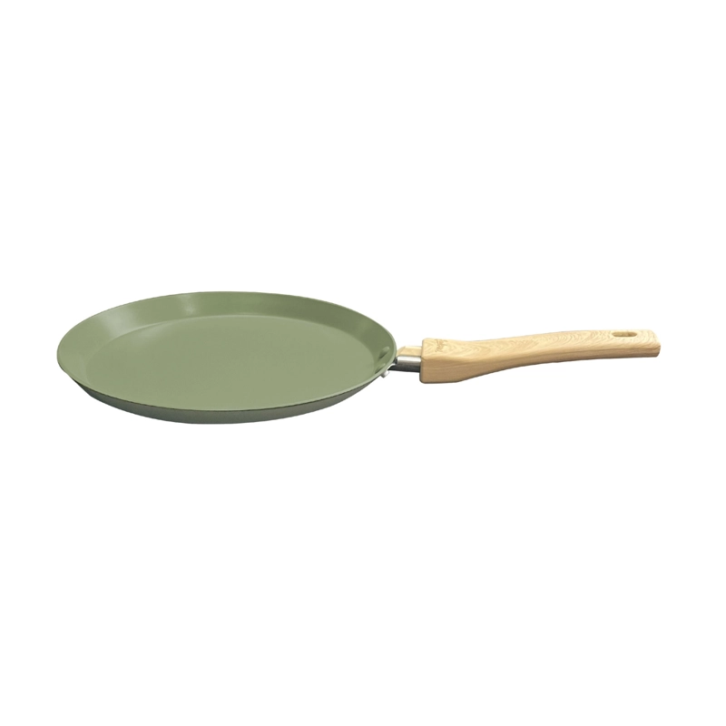 PANQUEQUERA HUDSON OLIVE 22 CM CON ANTIADHERENTE COLOR VERDE OLIVA OLI13 - 1