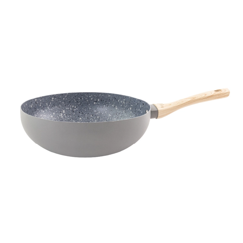 WOK 28 CM C/ANTIADHERENTE LINEA NUEVA GRANITO HUDSON GRS14 - 1