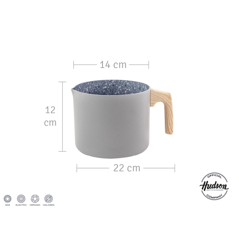 LECHERO 14CM LINEA GRANITO HUDSON GRIS GRS27 - 3