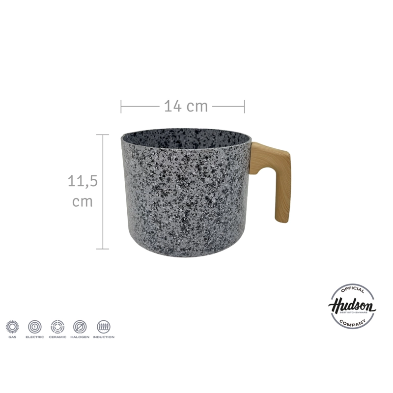 LECHERO 14CM LINEA GRANITO HUDSON GRIS  STO27 - 4
