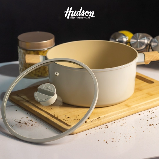 OLLA 24CM ANTIADHERENTE CERAMICO HARMONY INDUCCION BEIGE HAR07 - 2