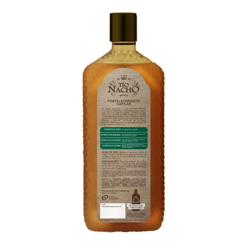 SHAMPOO CABELLO TÍO NACHO HERBOLARIA 415 ML - 3