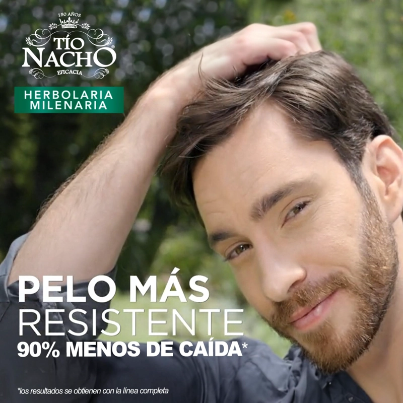 SHAMPOO CABELLO TÍO NACHO HERBOLARIA 415 ML - 8