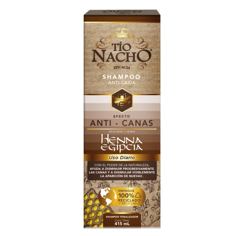SHAMPOO CABELLO TÍO NACHO CANAS 415 ML - 3