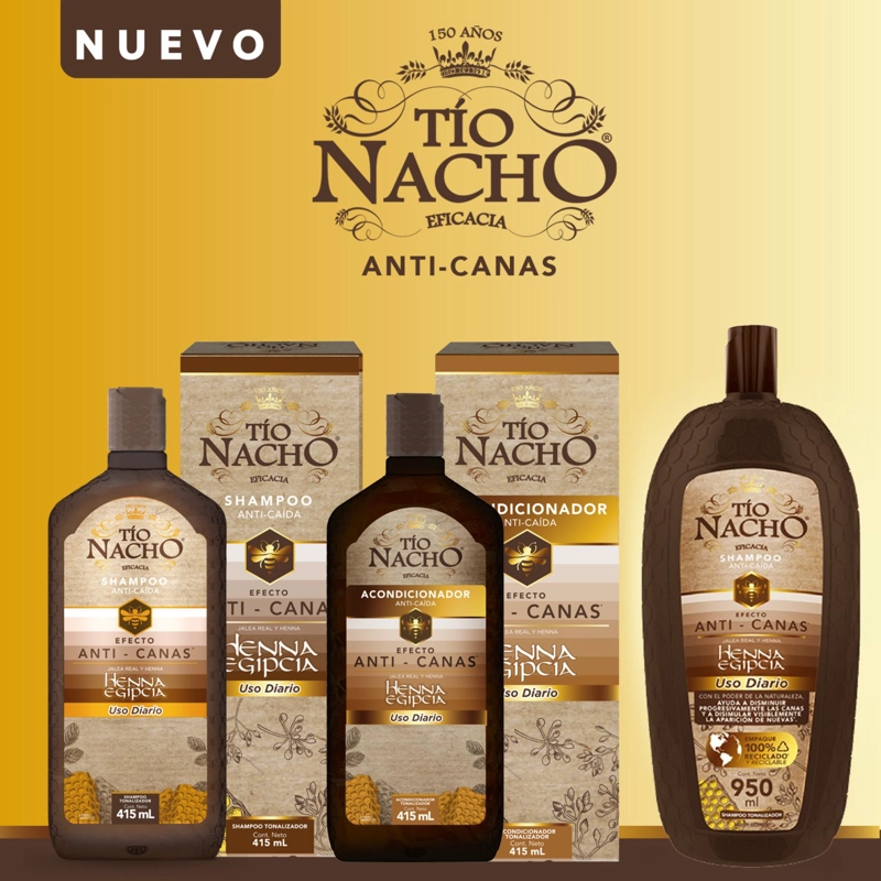SHAMPOO CABELLO TÍO NACHO CANAS 415 ML - 7