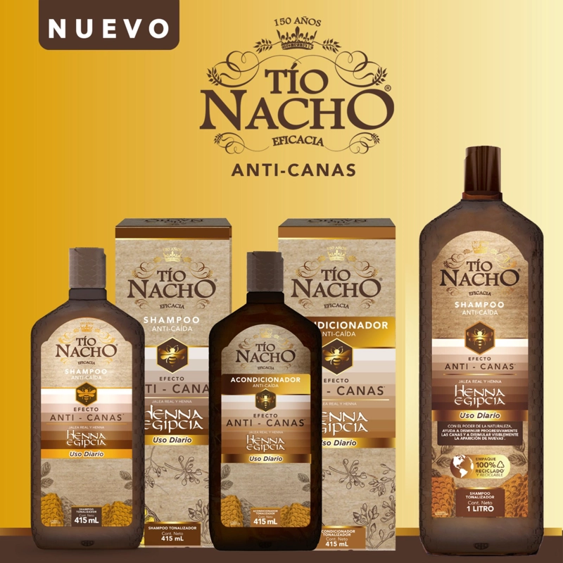 SHAMPOO CABELLO TÍO NACHO CANAS 415 ML - 8