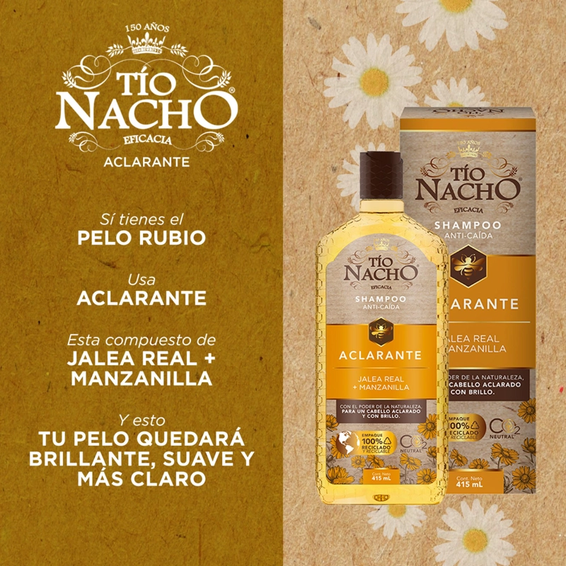 TIO NACHO SHAMPOO ACLARANTE 415 ML - 6