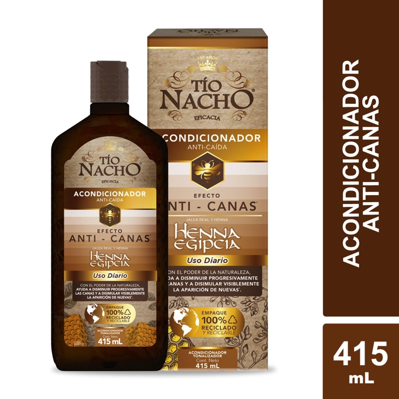 ACONDICIONADOR CABELLO TÍO NACHO CANAS 415 ML - 1