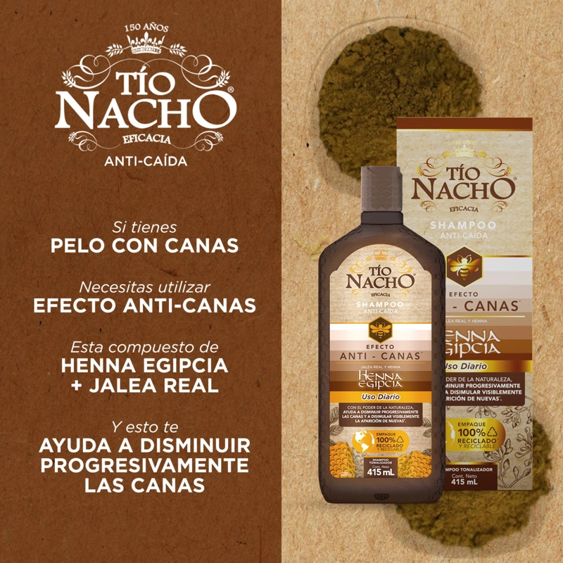 ACONDICIONADOR CABELLO TÍO NACHO CANAS 415 ML - 7