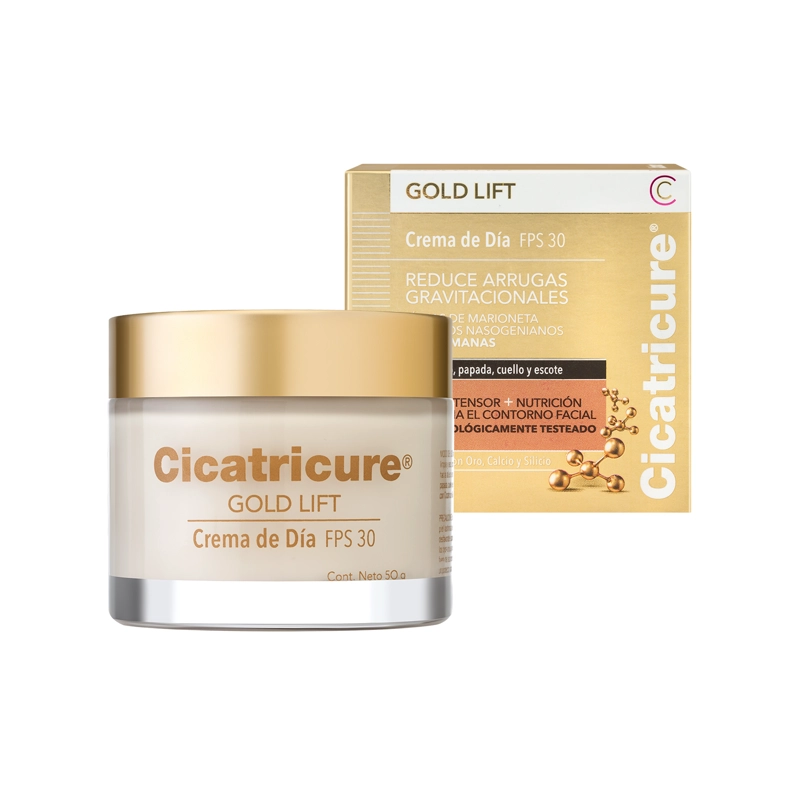 CREMA ROSTRO CICATRICURE GOLD LIFT DIA 50 G - 1
