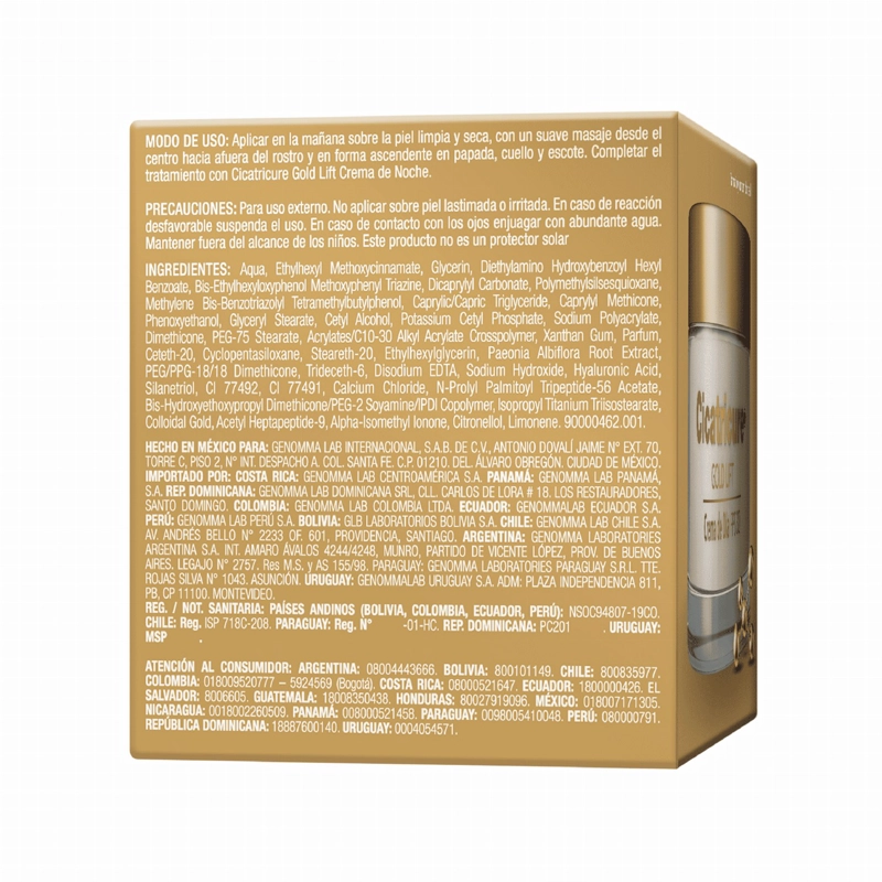 CREMA ROSTRO CICATRICURE GOLD LIFT DIA 50 G - 4