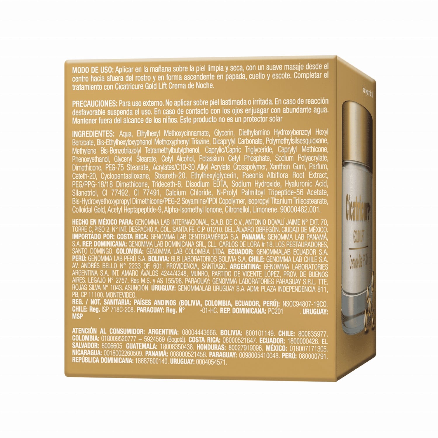 CREMA ROSTRO CICATRICURE GOLD LIFT DIA 50 G - 4