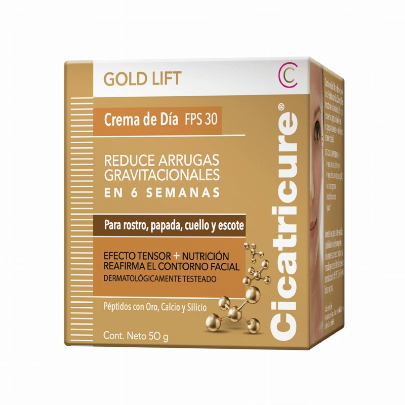 CREMA ROSTRO CICATRICURE GOLD LIFT DIA 50 G - 5