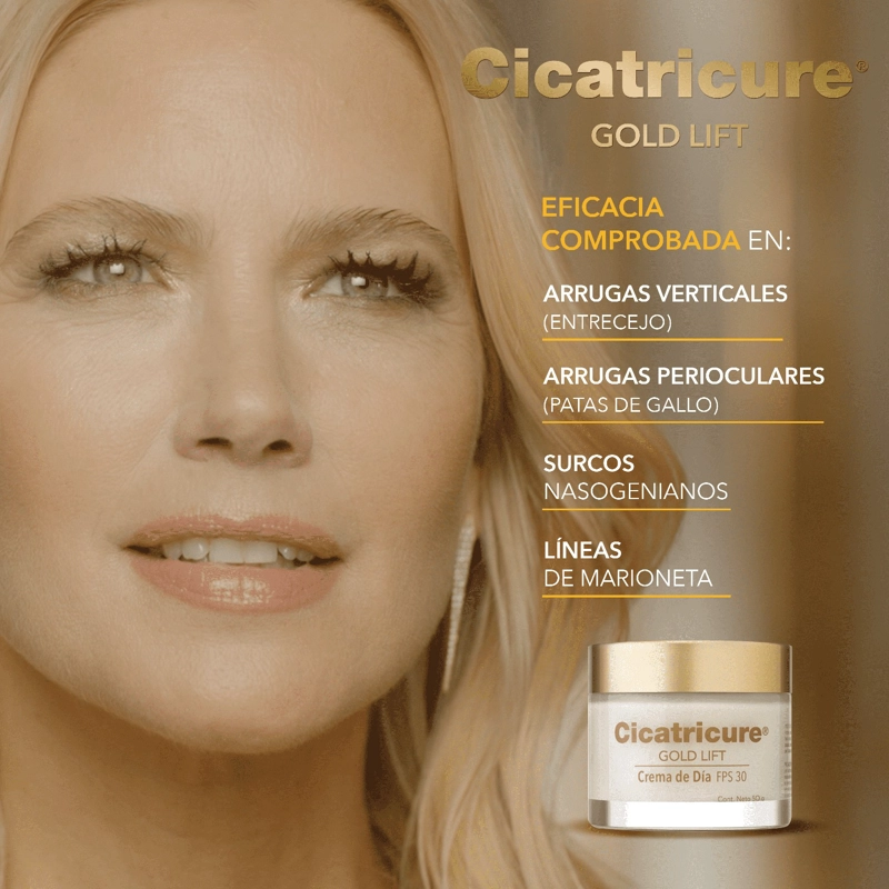 CREMA ROSTRO CICATRICURE GOLD LIFT DIA 50 G - 7