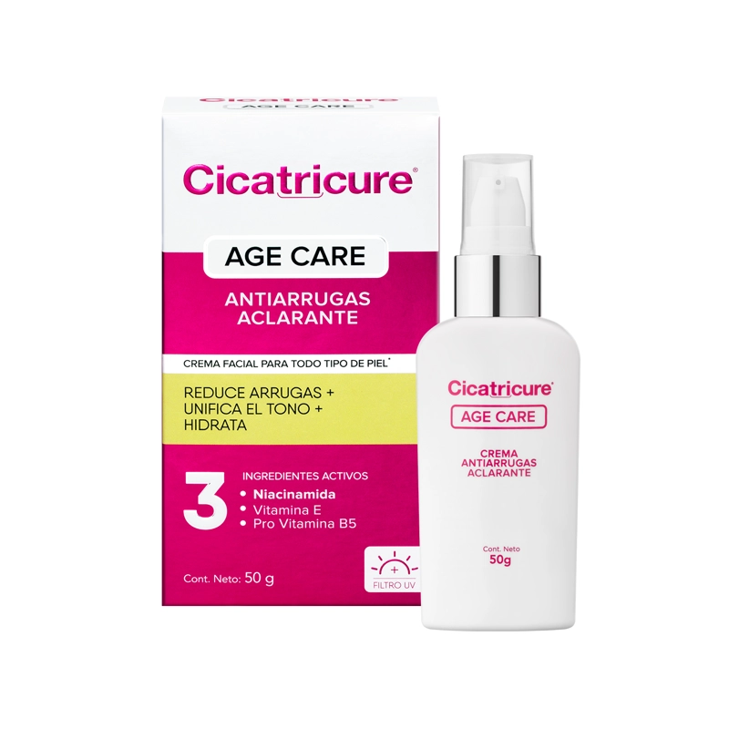 CICATRICURE AGE CARE CREMA ANTIARRUGAS ACLARANTE 50 G - 1