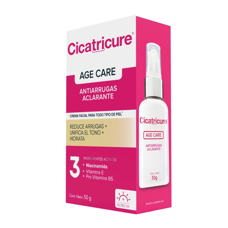 CICATRICURE AGE CARE CREMA ANTIARRUGAS ACLARANTE 50 G - 4