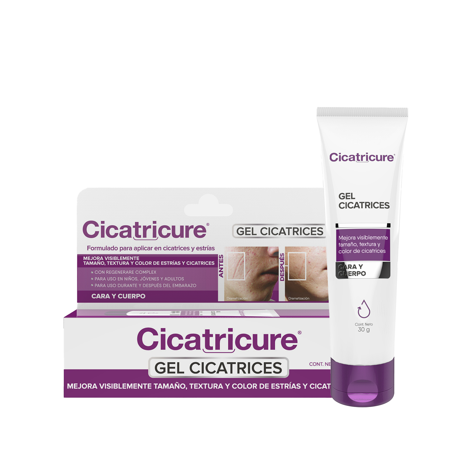 CICATRICURE GEL CICATRICES Y ESTRIAS 30 G - 1