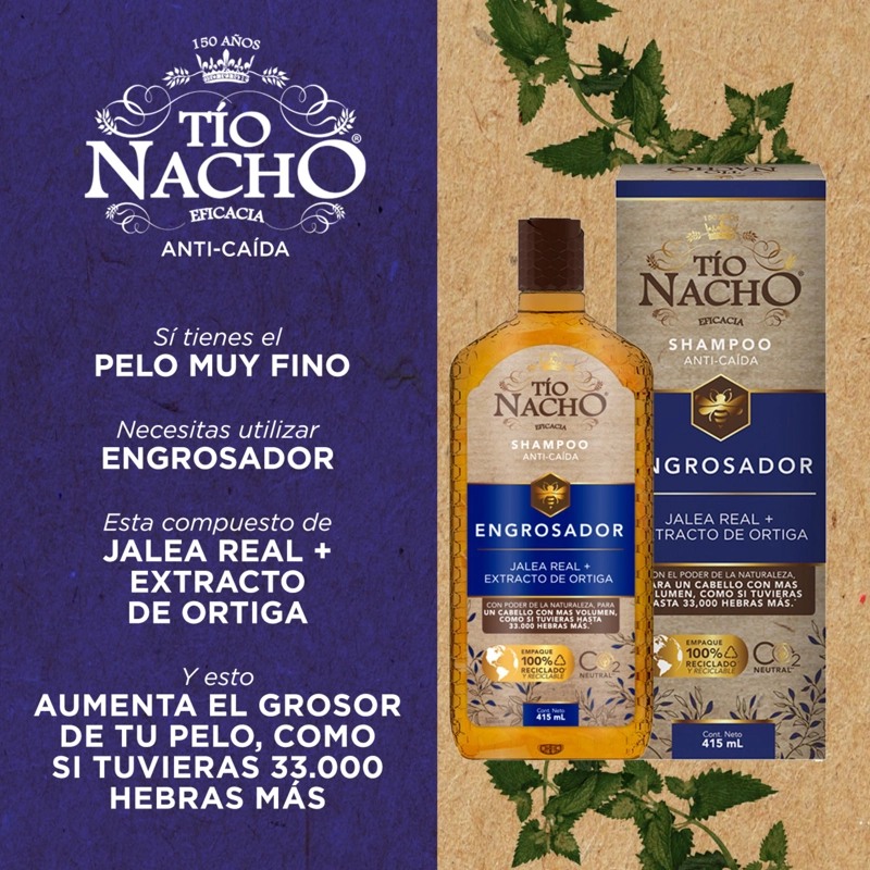 TIO NACHO SHAMPOO ENGROSADOR 950 ML - 3