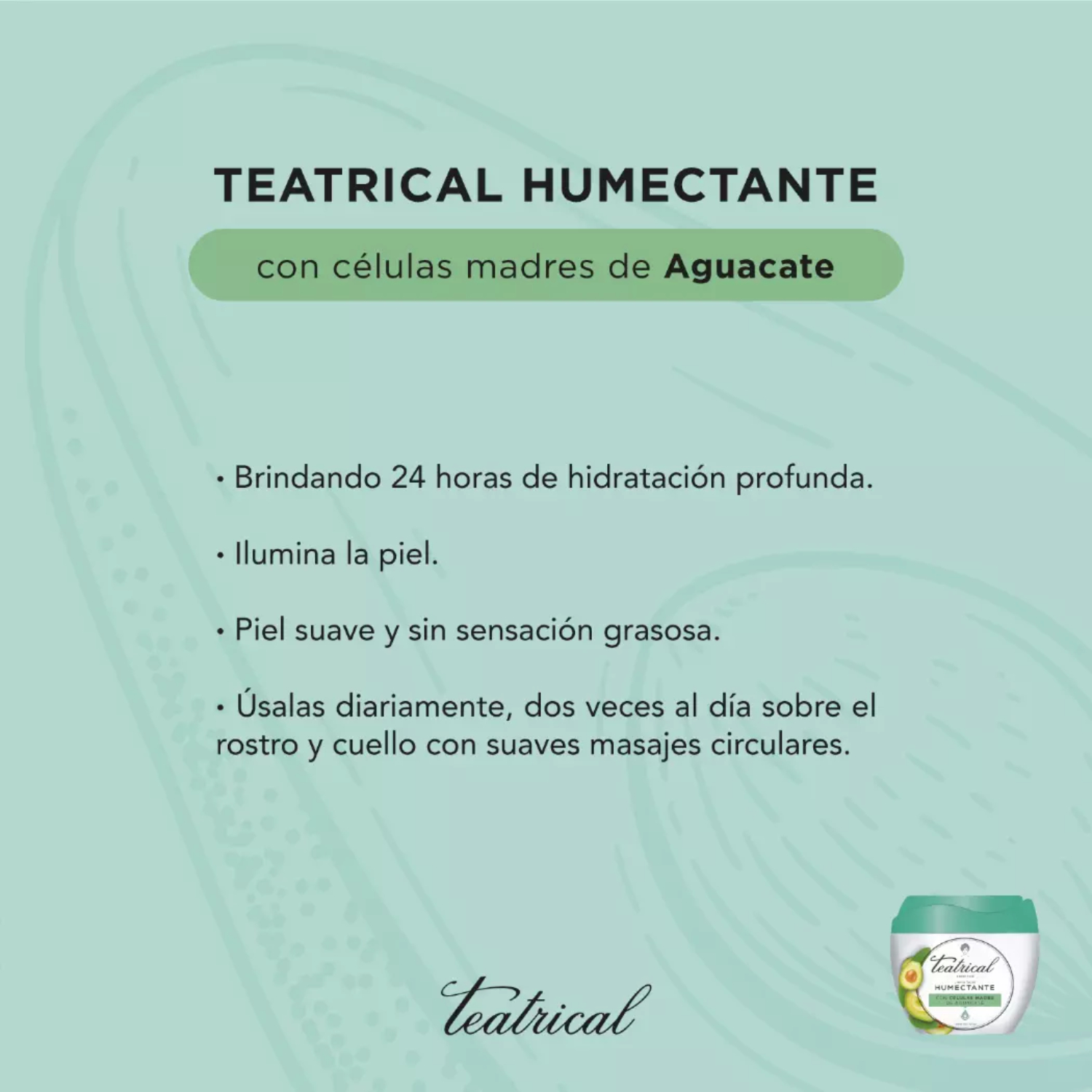 TRATAMIENTO ANTIEDAD ROSTRO TEATRICAL CREMA FACIAL HUMECTANTE 200 GR - 3