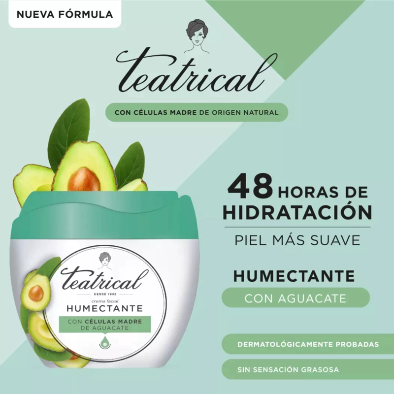 TEATRICAL CREMA FACIAL HUMECTANTE 100 GR - 2