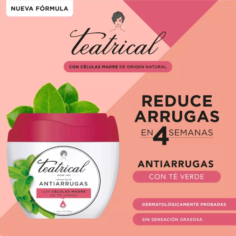 TEATRICAL CREMA FACIAL ANTIARRUGAS 100 GR - 2