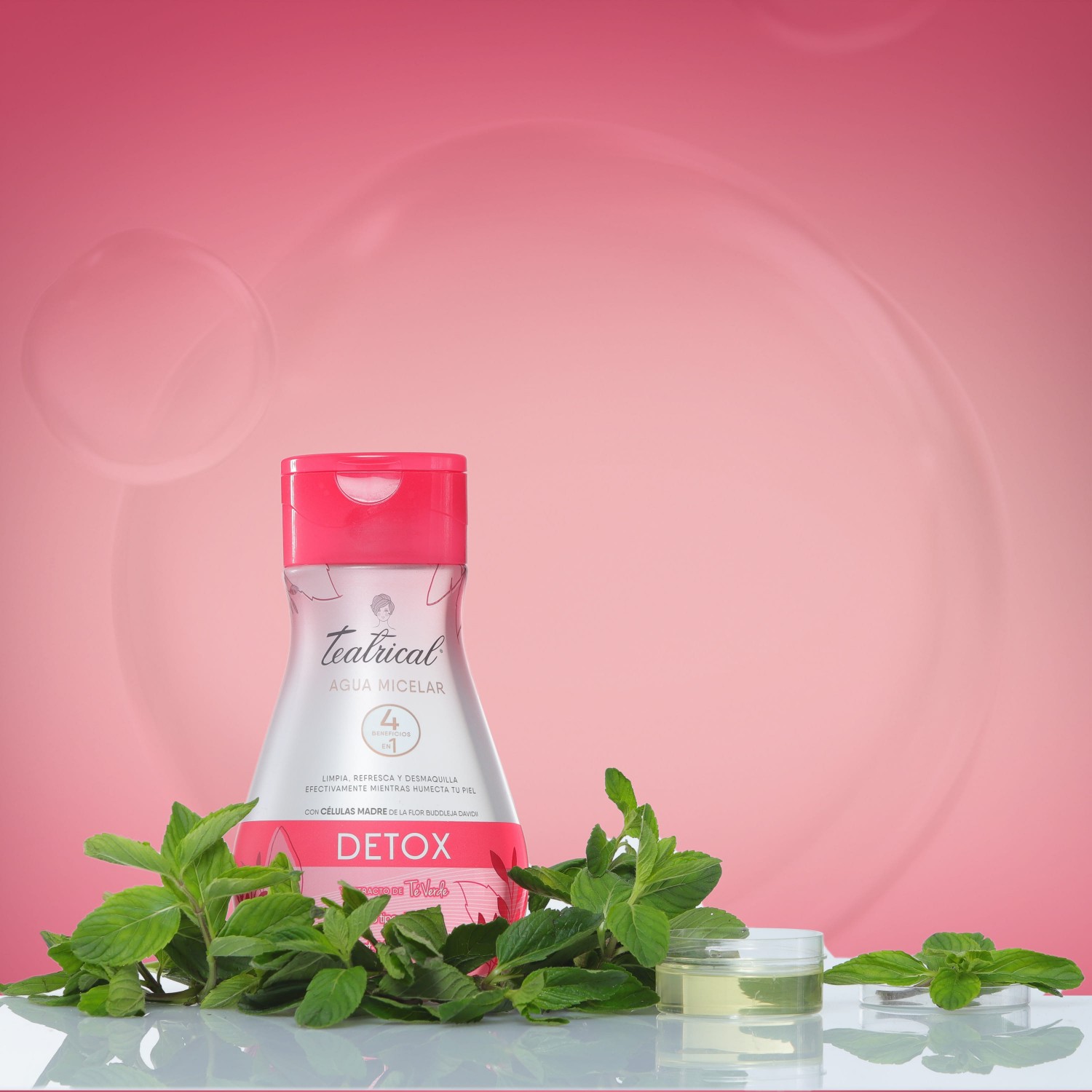 TEATRICAL AGUA MICELAR TE VERDE - DETOX 600 ML - 6