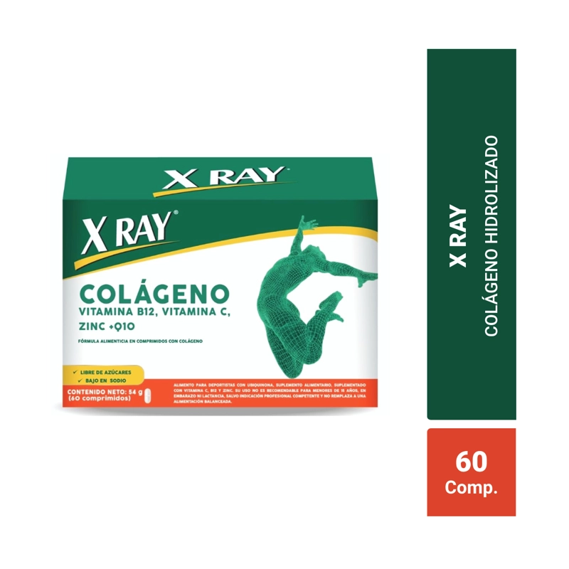 SUPLEMENTO XRAY X-RAY COLAGENO COMPRIMIDOS 60 UN - 2
