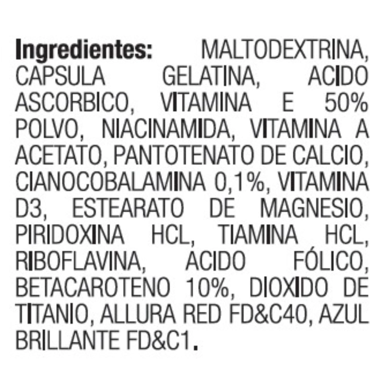 SHOT B MULTIVITAMINICO TOTAL 60 CAPSULAS - 5