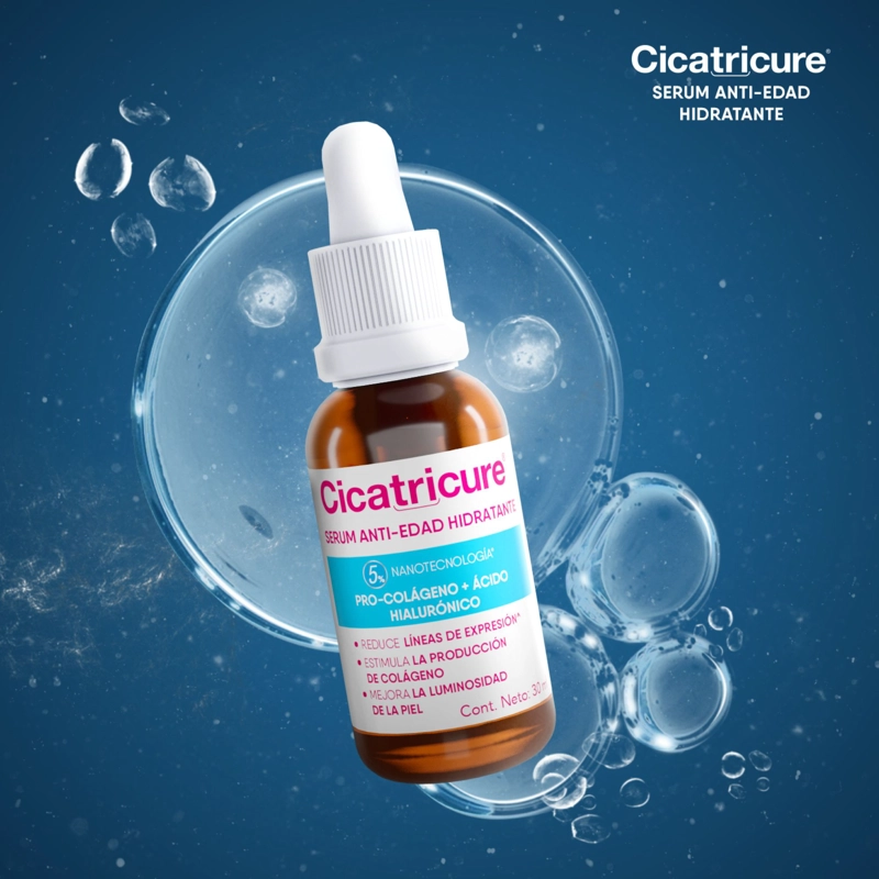 CICATRICURE SERUM FACIAL ANTI-EDAD HIDRATANTE 30ML - 7