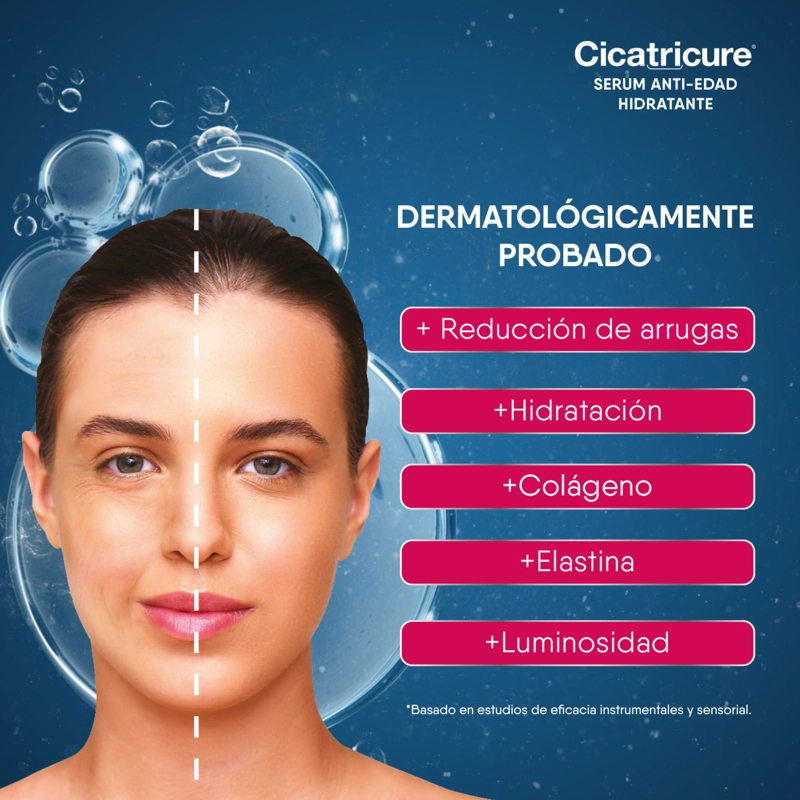CICATRICURE SERUM FACIAL ANTI-EDAD HIDRATANTE 30ML - 8