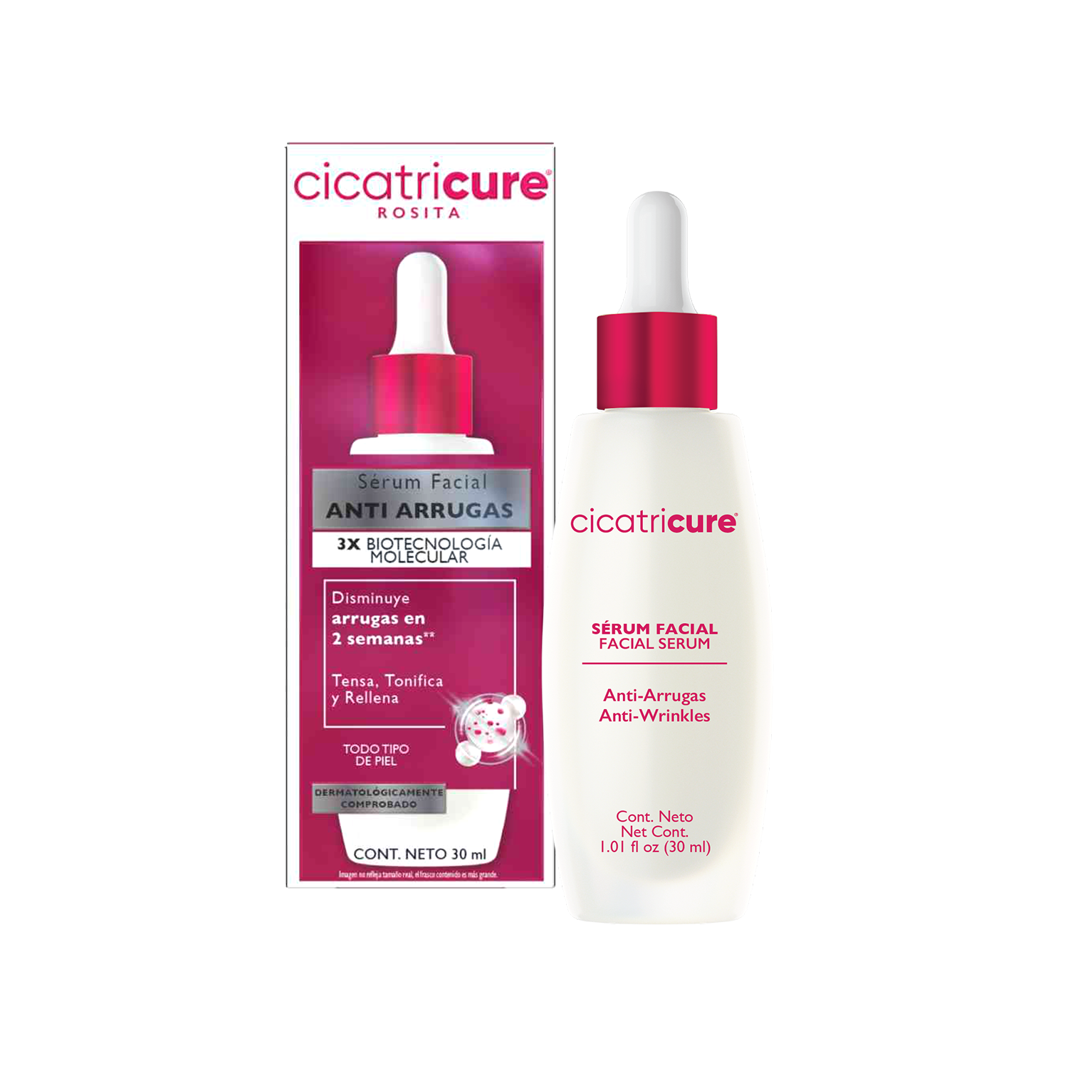 CICATRICURE SÉRUM FACIAL ANTIARRUGAS 30 ML - 1