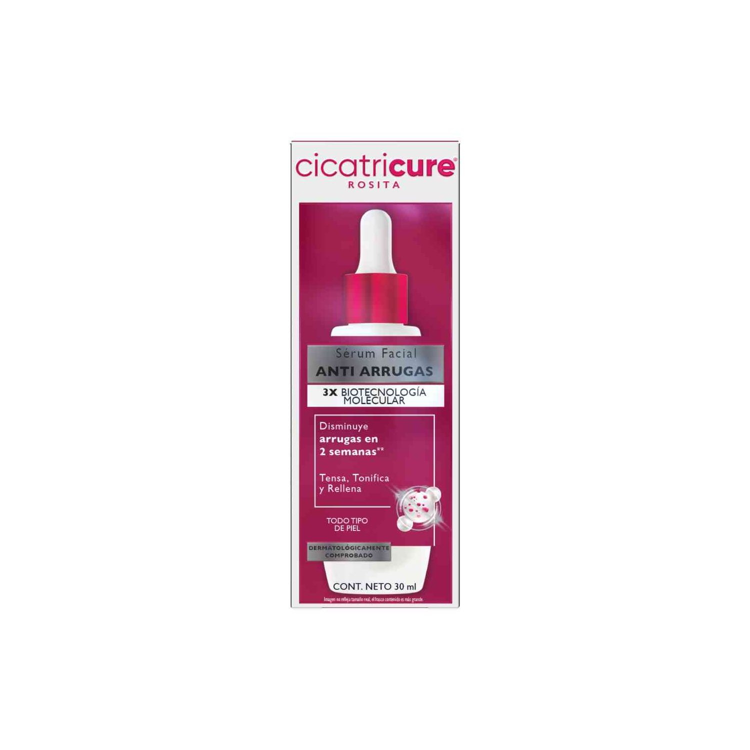 CICATRICURE SÉRUM FACIAL ANTIARRUGAS 30 ML - 4