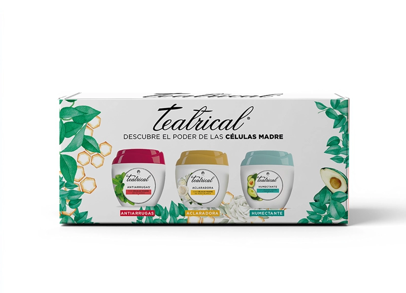 PACK TEATRICAL ANTIARRUGAS 100ML + HUMECTANTE 100ML + ACLARANTE 100ML - 2